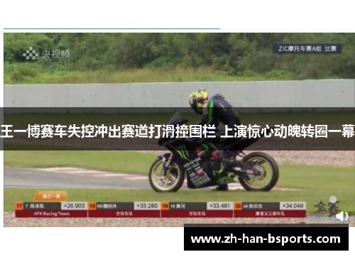 王一博赛车失控冲出赛道打滑撞围栏 上演惊心动魄转圈一幕