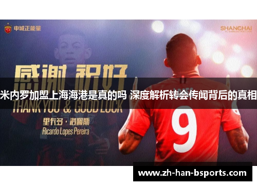 米内罗加盟上海海港是真的吗 深度解析转会传闻背后的真相 米内罗加盟上海海港是真的吗 深度解析转会传闻背后的真相